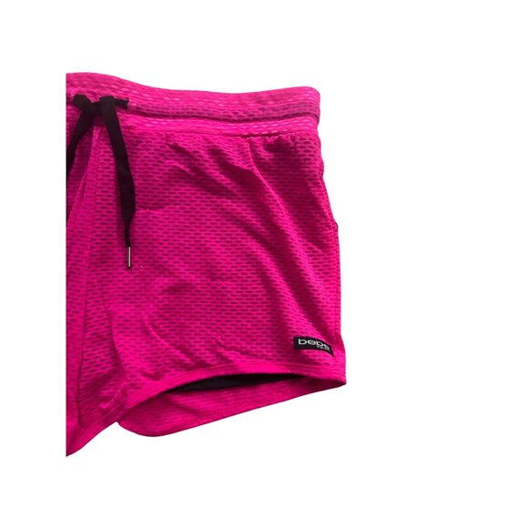 BEBE SPORT Pink Black Running Shorts Size XL NEW NWT - Picture 5 of 7